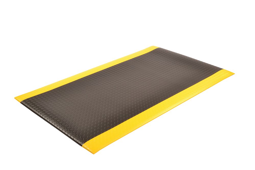419 Diamond Sof-Tred - Protiúnavová rohož s vrstvou Dyna-Shield a diamantovým vzorom- čierna/žltá Rozmer: 60cm x 18.3m