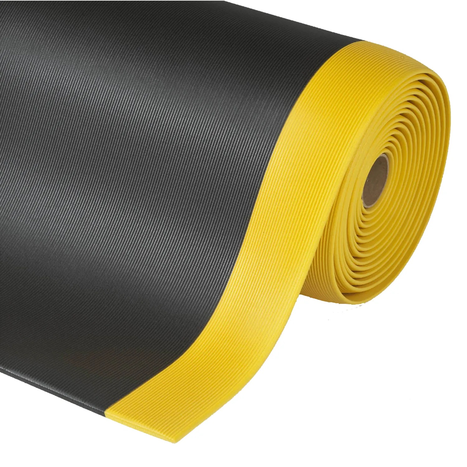 413 Gripper Sof-Tred - Protiúnavová rohož s vrstvou Dyna-Shield a pozdĺžnym rebrovým vzorom - čierna/žltá Rozmer: 91cm x 18.3m