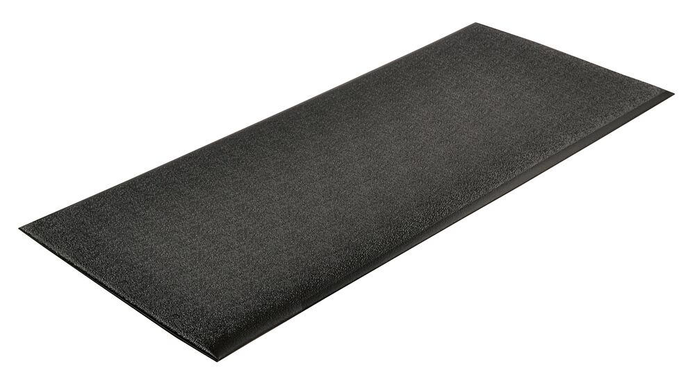 411 Sof-Tred - Základná protiúnavová rohož s kamienkovým vzorom -  čierna Rozmer: 91cm x 18.3m