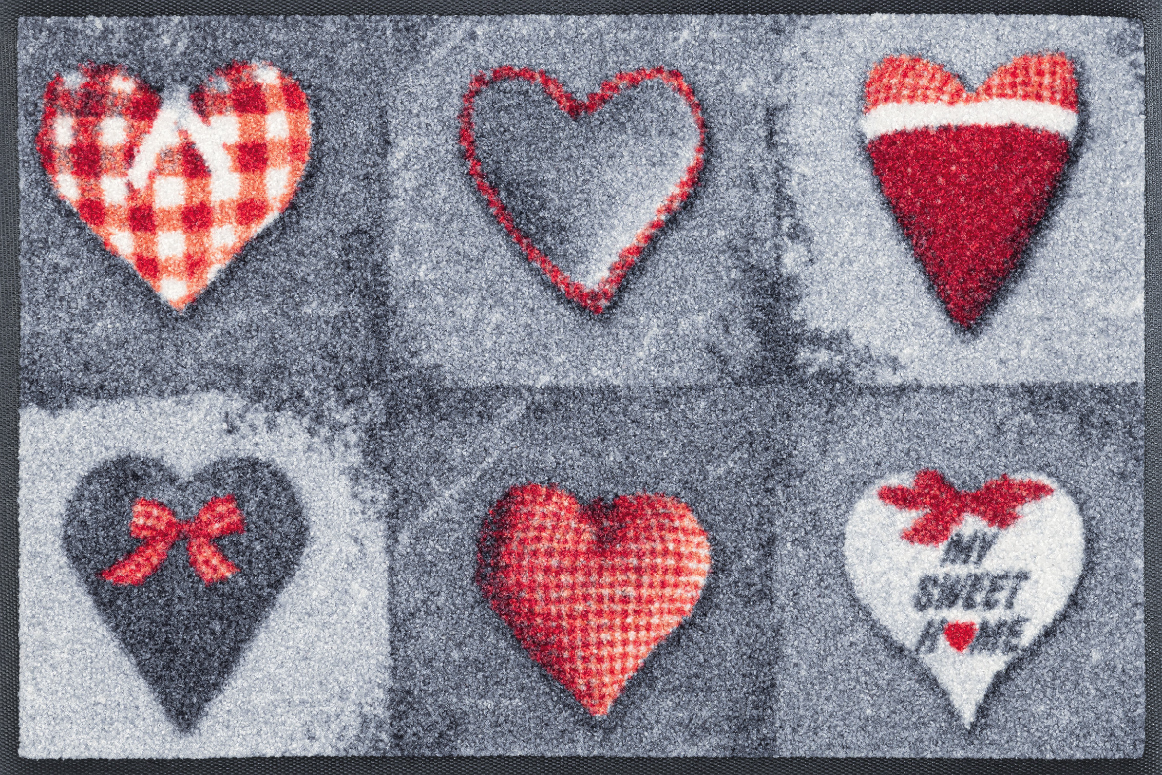 Interiérová rohožka My Sweet Home grey Rozmer: 50x75 cm