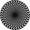 Round Rug Circle of Illusion Round home mat Circle of Illusion | Washable, for allergy sufferers and pets | GDmatsEU"