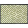Turtle Mat Herringbone Green 60x85cm 02 5060025369662 DRAUFSICHT kl