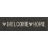 Interiérová rohožka Warmly Welcome, prateľná s nápisom Welcome