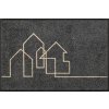 Home mat Linestreet 40x60 cm | Kitchen and Bathroom Mat | Indoor Home Carpet | GDmatsEU
