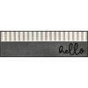 Home mat Hello Stripes | Kitchen and Bathroom Mat | Indoor Home Carpet | GDmatsEU