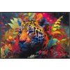 Interiérová rohožka Leopy McLeopard 50 × 75 cm, prateľná s leopardom