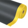 notrax 410 airug anti fatigue foam black yellow roll 19049