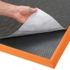 notrax 580 sorb stance workplace rubber matting black orange zoom image 984