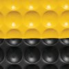 782 BY Swatch Bubble Trax Black Yellow Anti Fatigue Mat