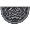 Half Round Door Mat Ornaments Doormat Round Ornaments | Washable, for allergy sufferers and pets | GDmatsEU"