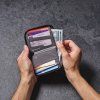68721 rfid bi fold wallet grey 9