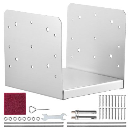 Základňa stĺpika 200x190mm z nerezovej ocele