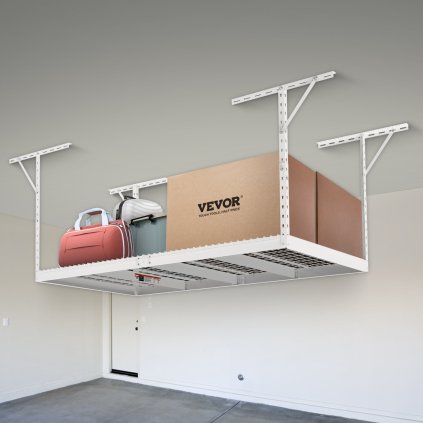 Stropný garážový úložný stojan 244x122cm pre vysoké zaťaženie