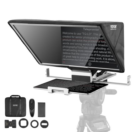 Teleprompterové diaľkové ovládanie pre živé vysielanie webovej kamery smartfónu 16"