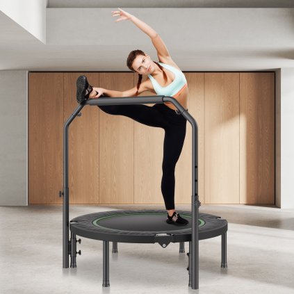 Mini fitness trampolína s rukoväťou