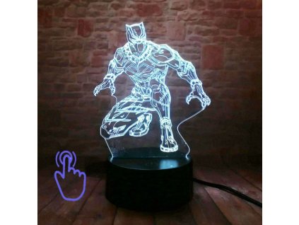 led maska black panther