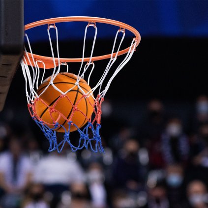 Nástenný basketbalový kôš so sieťou
