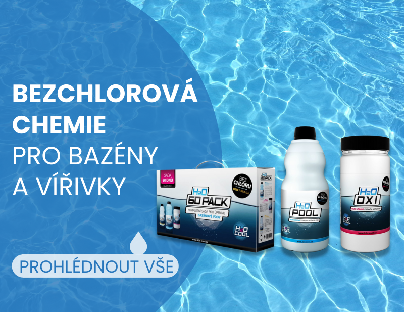 bezchlorová chemie pro bazény a vířivky