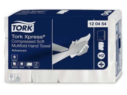 TORK 120454 Xpress® stlačené jemné papírové ručníky Multifold H2