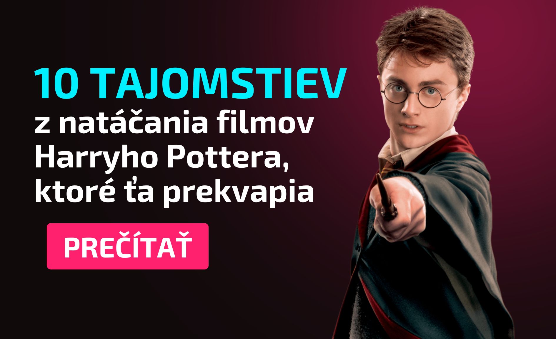 10 tajomstiev z natáčania Harryho Pottera, ktoré ťa prekvapia