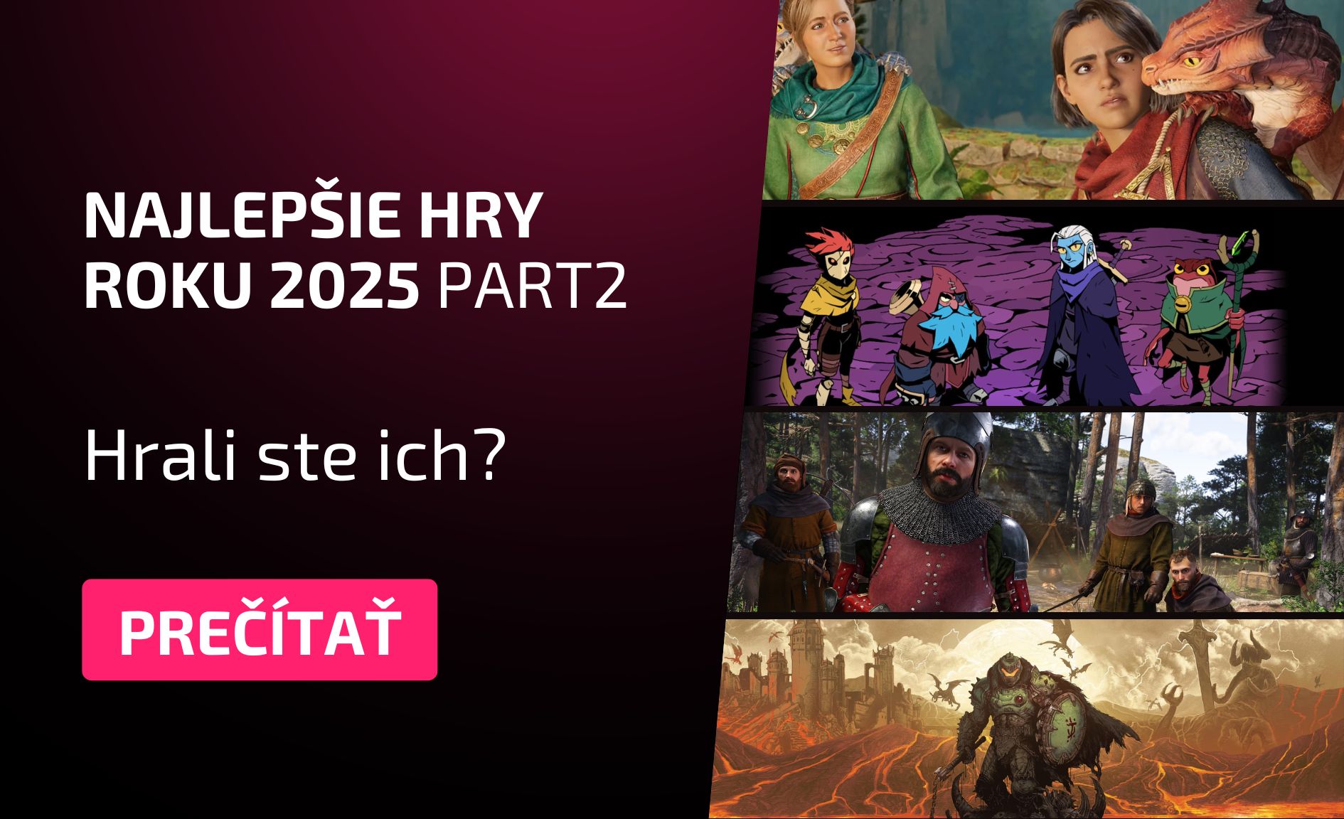 Najlepšie hry roku 2025 - Part 2: Tituly, ktoré ste možno prehliadli (a ktoré musíte vyskúšať)