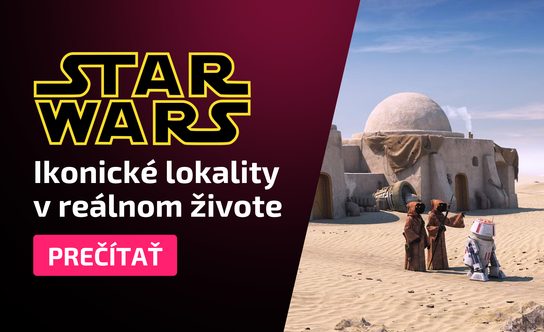 15 reálnych lokalít z filmov Star Wars, ktoré môžeš navštíviť aj ty