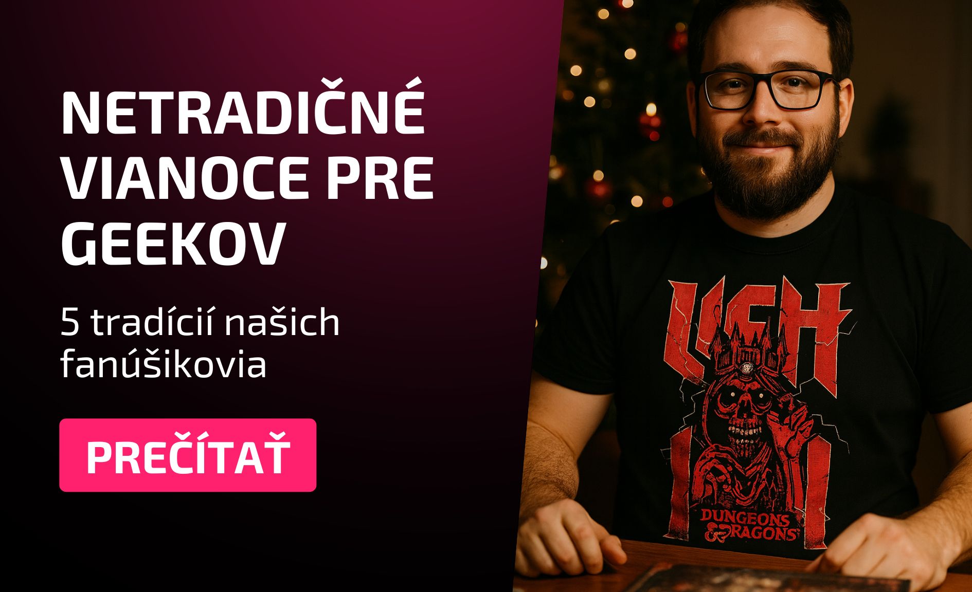 Netradičné Vianoce pre geekov: 5 tradícií, ktoré si fanúšikovia vytvorili podľa seba