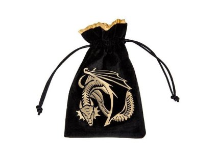 vacek na kostky dragon black golden velour 5f1adbdf50d81