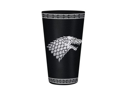 sklenice game of thrones stark logo cerna 5f6822e9cfa01