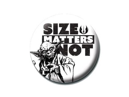 placka star wars size matters not 5f39fe6a57b45