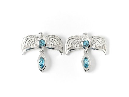 stribrne nausnice harry potter diadem roweny z havrasparu 626cb316dfbea