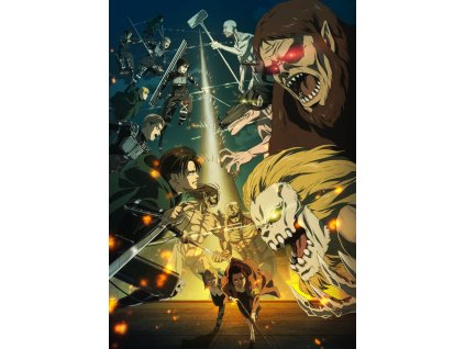 plakat attack on titan paradis vs marley 626935f3e36dd