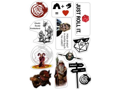 sada samolepek jeskyne a draci 629ef451efb0a