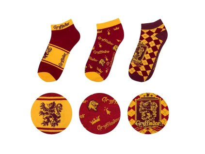 kotnikove ponozky harry potter nebelvir 3 pary 6413e4974af6d
