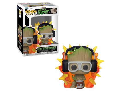 figurka i am groot groot with detonator funko pop 65635303efe93