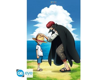 plakat one piece shanks and luffy 663ae985c68d6