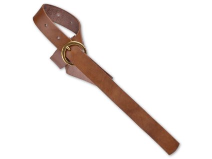 Kožený opasek Frederik (Barva černá)