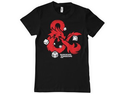 Tričko Dungeons & Dragons - Dices (Velikost S)