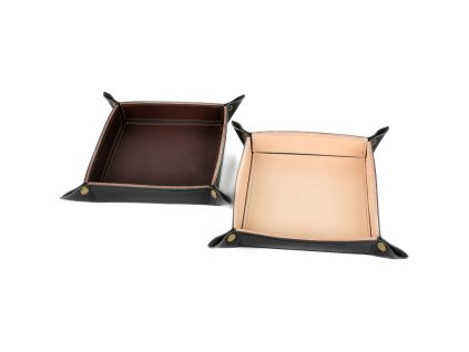 Kožená podložka na házení kostek (Barva hnědá)