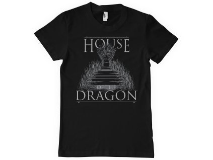 Tričko House Of The Dragon - Iron Throne (Velikost M)