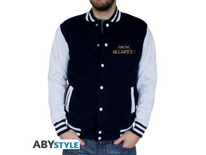 Mikina World of Warcraft - For the Alliance Varsity (Velikost L)