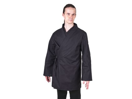 Bavlněná tunika Jedi vrchní - černá (Velikost S)