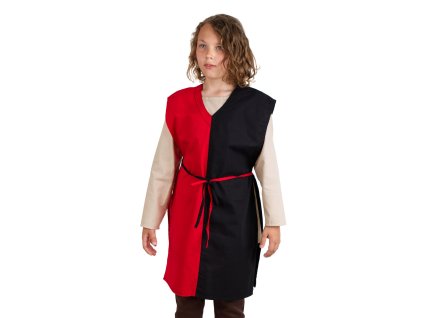 Tabard pro děti, červeno-černý (Velikost 146/152)