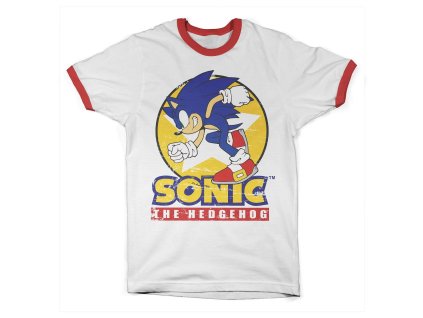 Tričko Ježek Sonic - Fast Sonic, bílé (Velikost S)