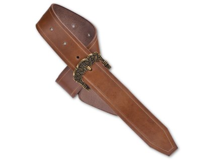 Kožený opasek Gokstad (Barva černá)