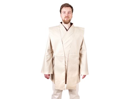 Bavlněný tabard Jedi - béžový (Velikost S)