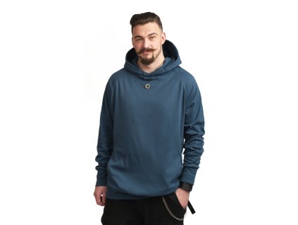 Pánská mikina Tao, modrá (Velikost XL)