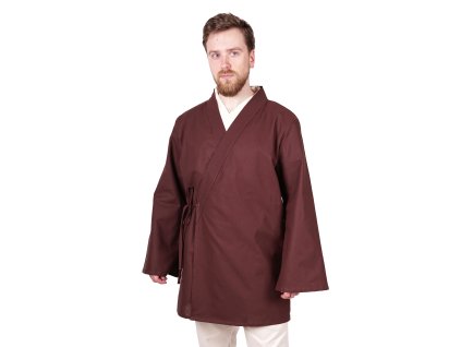 Bavlněná tunika Jedi vrchní - hnědá (Velikost S)