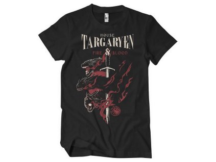 Tričko House of the Dragon - House Targaryen (Velikost XL)