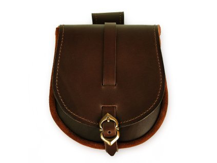 Středověká taštice přepásaná (Barva černá)